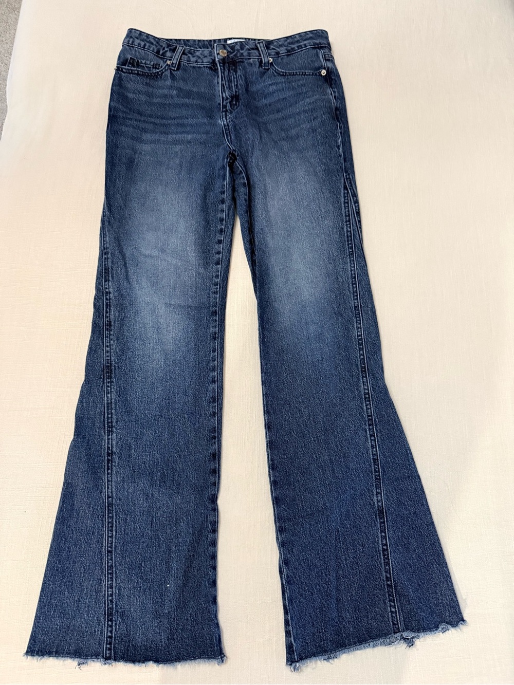 Time and Tru Dark Indigo Flare Jeans NWOT